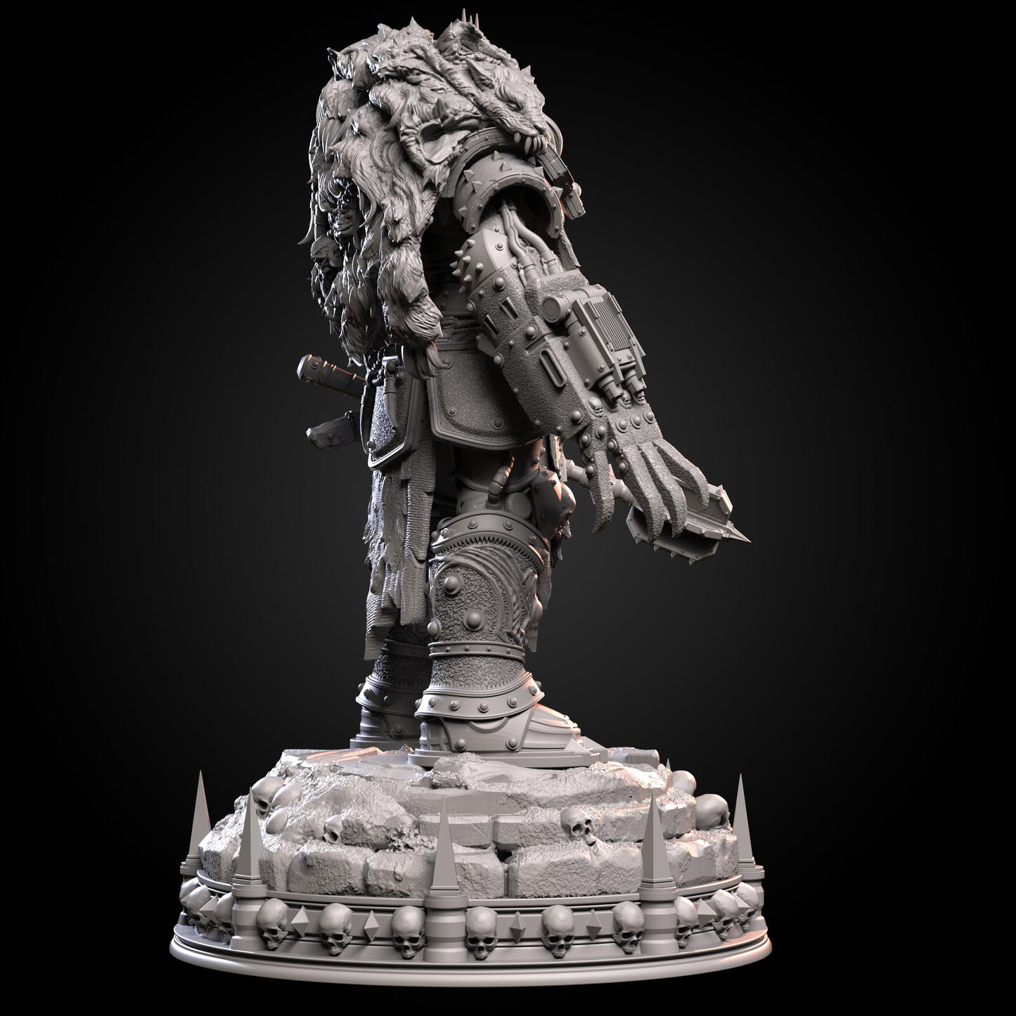 Horus Luprecal Statue