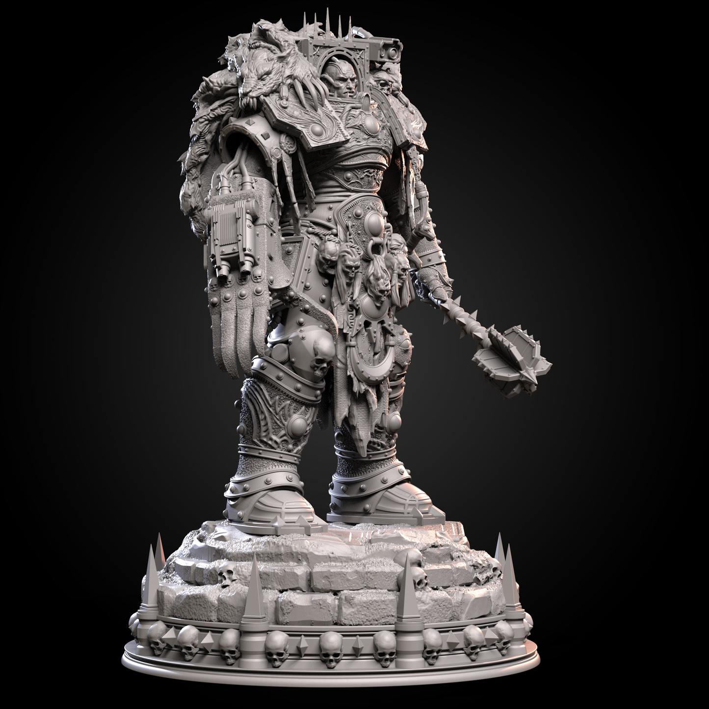 Horus Luprecal Statue